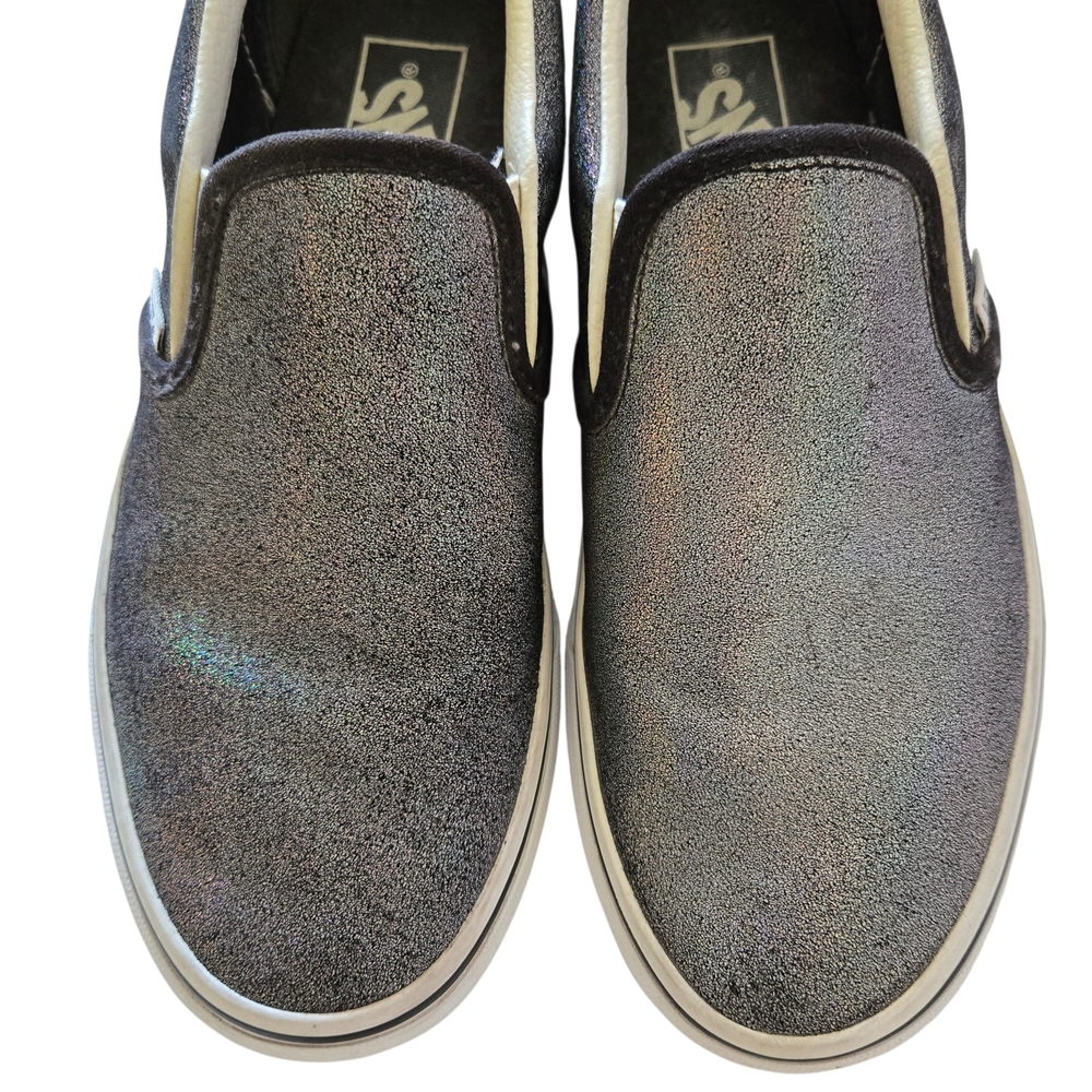 Vans Womens Black‎ Slip-On Shoes - Picture 5 of 13